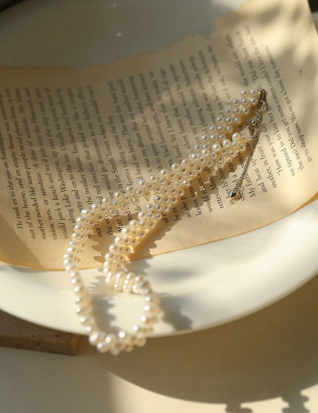 Hand-woven Freshwater Pearl Necklace - Gembea Jewelry