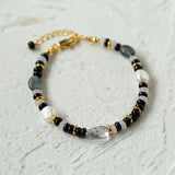 Gembea Jewelry Irregular Colored Natural Stone Bracelet