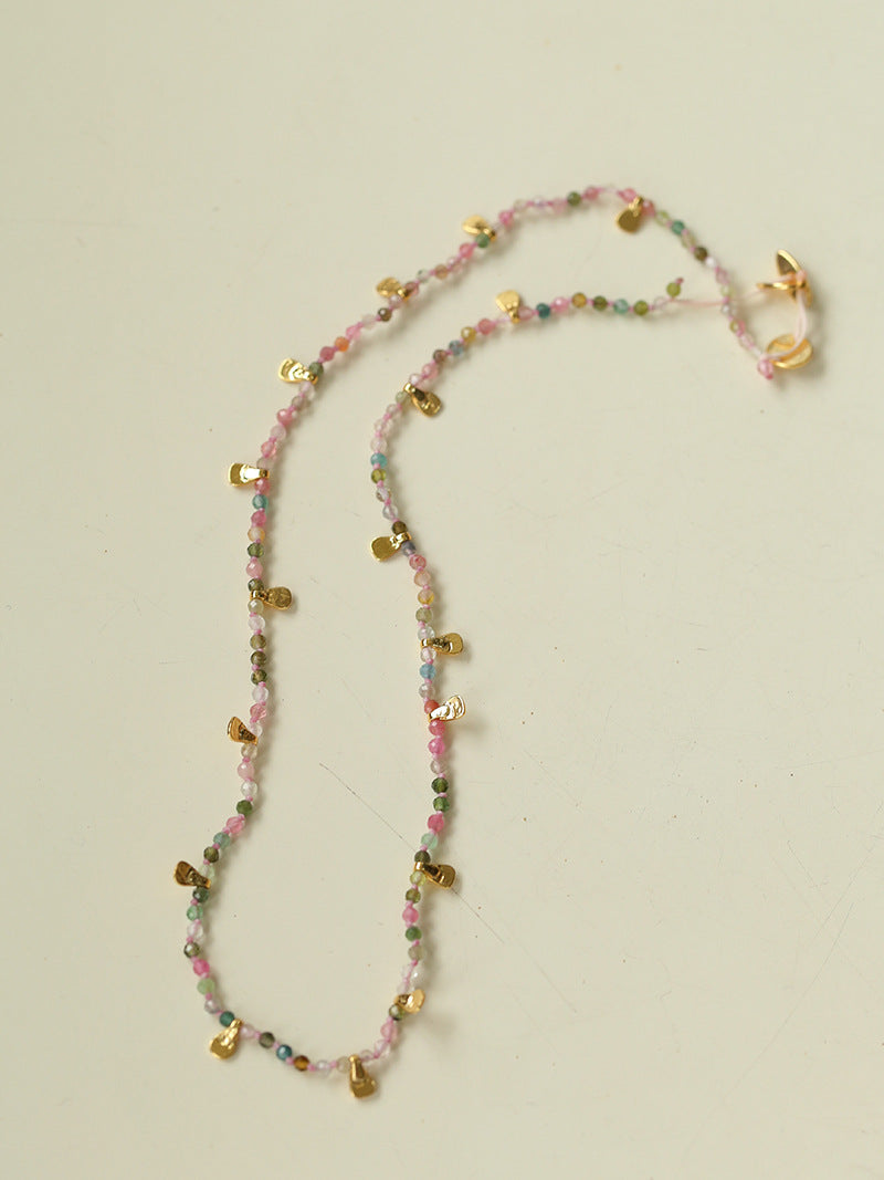 Bohemian-style Hand-woven Natural Stone Necklace Gembea Jewelry