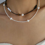 Simple Rice Pearl Necklace