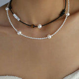 Simple Rice Pearl Necklace