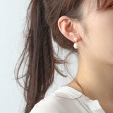 Petite Pearl Drop Studs Earrings