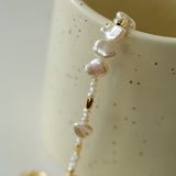 Simple Freshwater Rice Pearl Bracelet