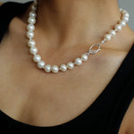 Round Baroque Pearl Beaded Necklace