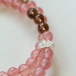 Summer Strawberry Crystal Grape Stone Bracelet Gembea Jewelry