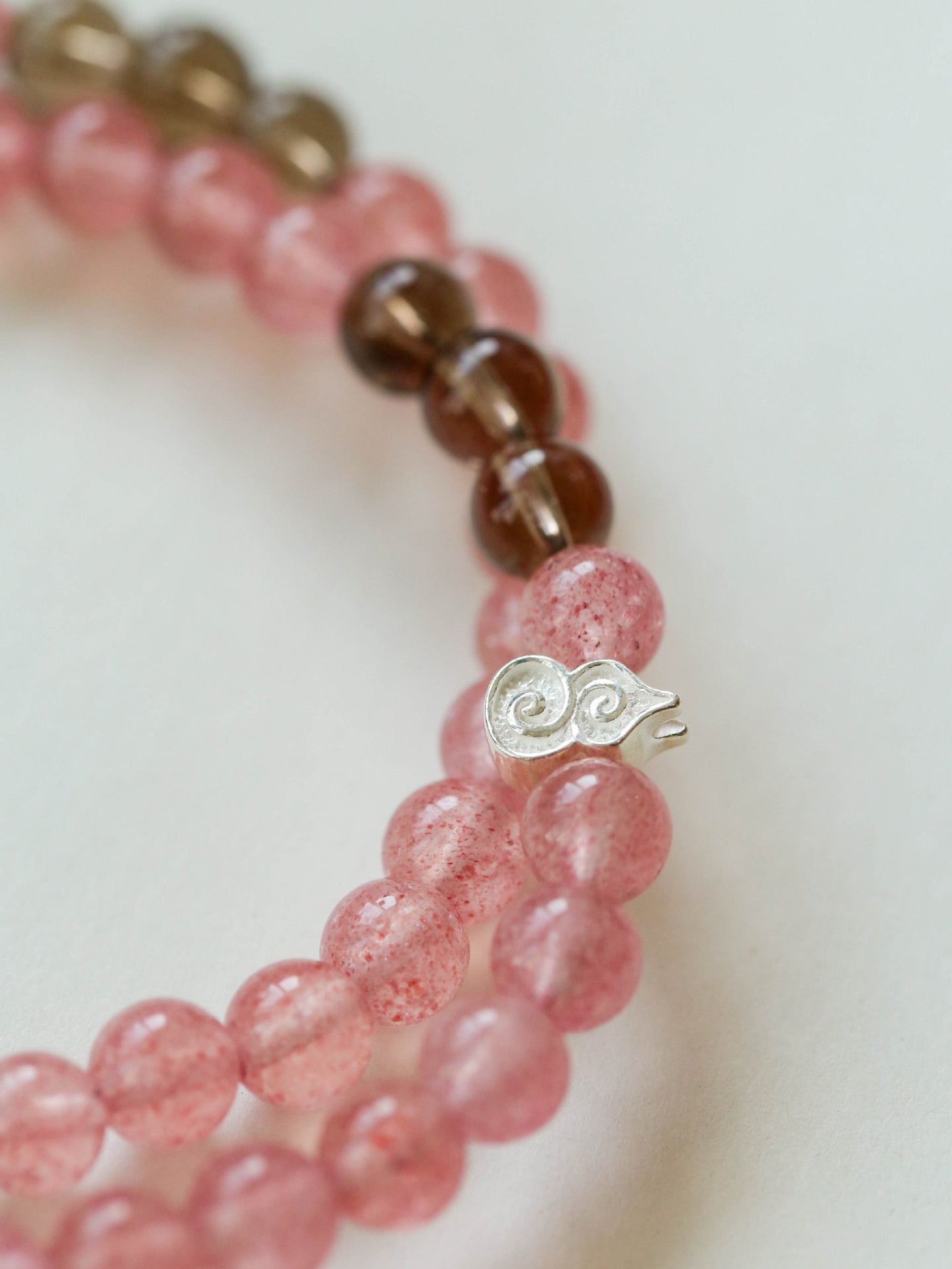 Summer Strawberry Crystal Grape Stone Bracelet Gembea Jewelry