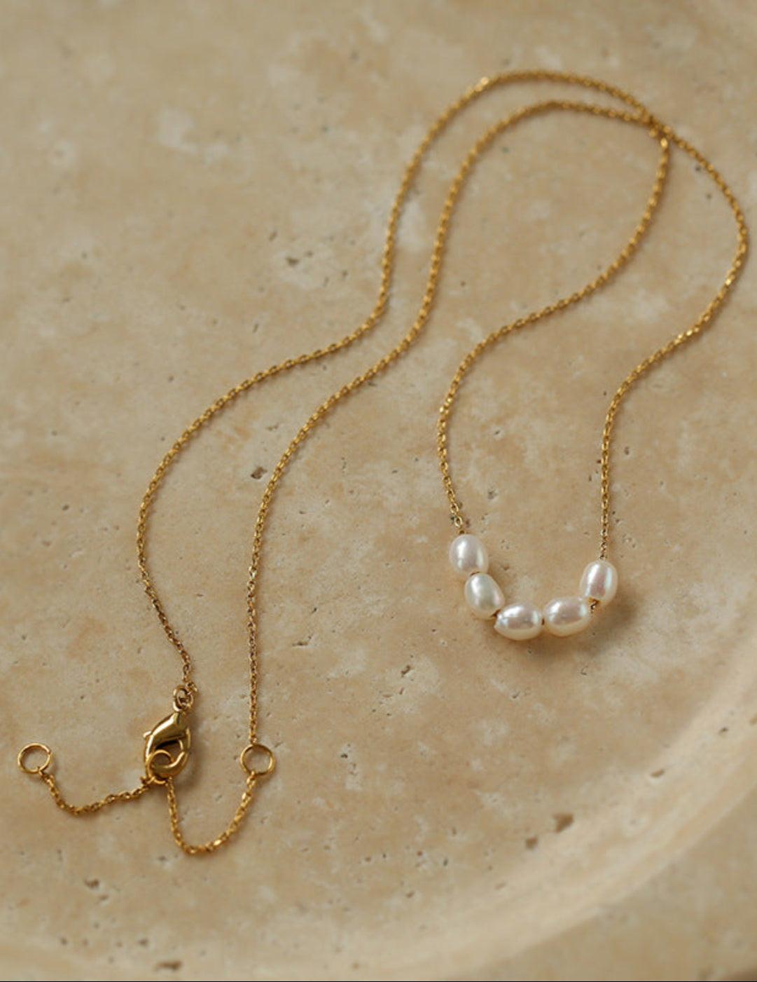 Love and the City Freshwater Pearl Necklace - Gembea Jewelry