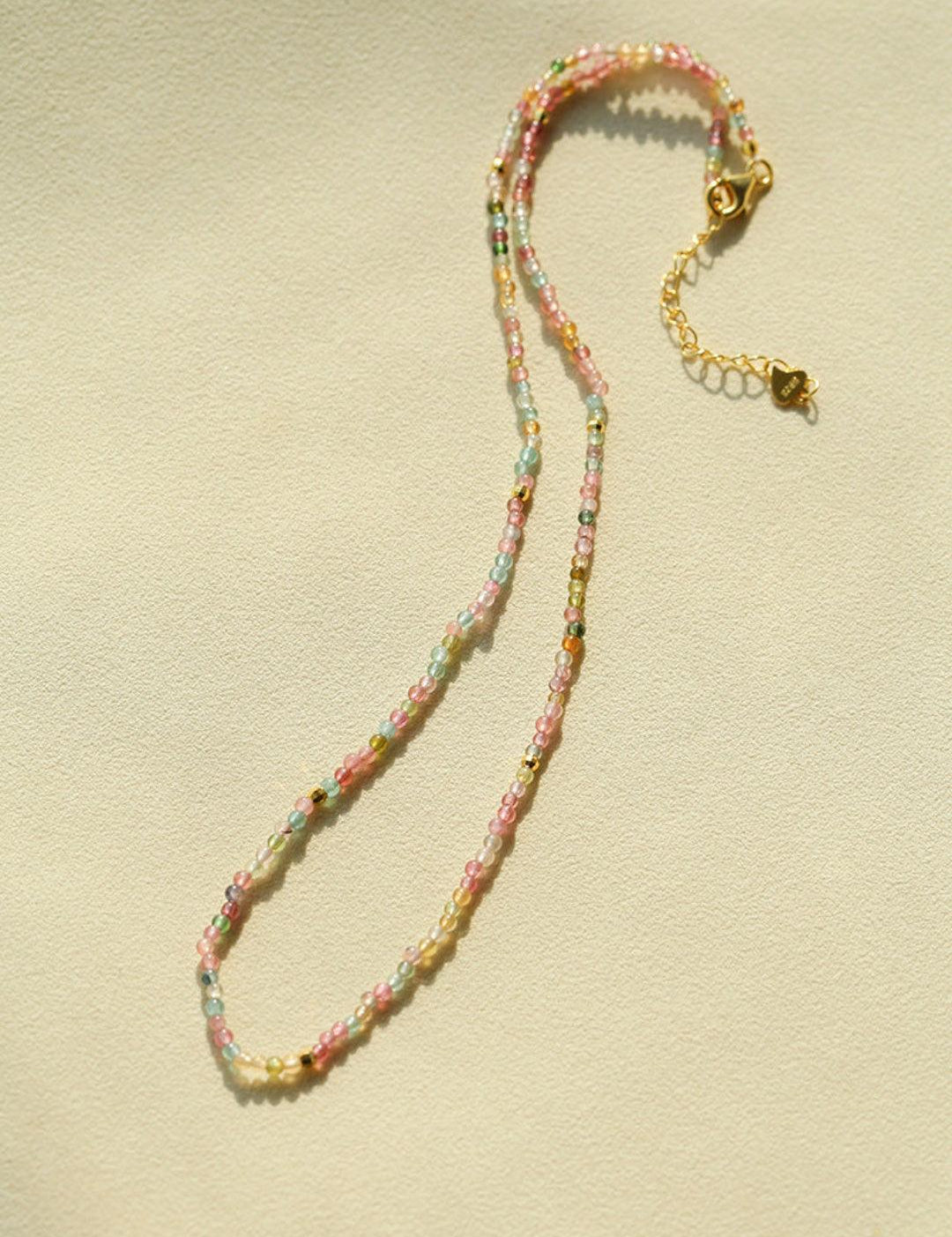 Spring Heartbeat Series Colorful Necklace - Gembea Jewelry
