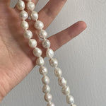 Wrinkled Baroque pearl Beaded Necklace