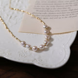 Smile Natural Shaped Pearl Necklace