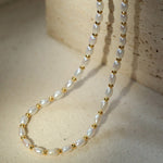 Gembea Jewelry Golden Bean Pearl Beaded Necklace