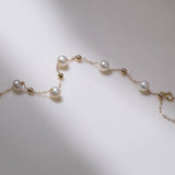 Vintage Star Chain Pearl Bracelet