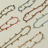 Bohemian-style Hand-woven Natural Stone Necklace