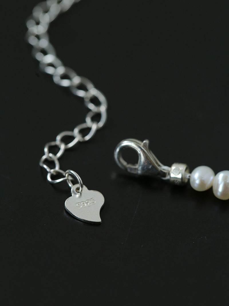 Bow Rice Freshwater Pearl Necklace-Gembea Jewelry