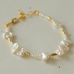 Simple Freshwater Rice Pearl Bracelet