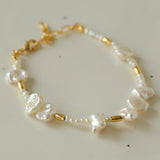 Simple Freshwater Rice Pearl Bracelet