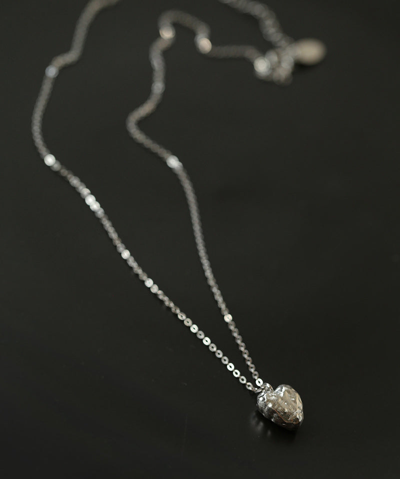 Irregular Heart Pendant Necklace-Gembea Jewelry