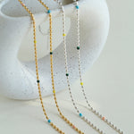 Spring Heartbeat Gold Beans Necklace