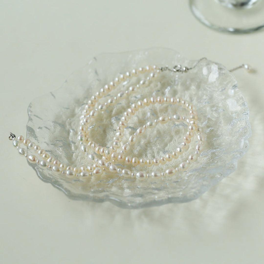 Pull Double Layers Beaded Pearl Necklace - Gembea Jewelry