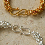 Thick Gold and Silver Chain Necklace