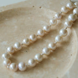 Round Baroque Pearl Beaded Necklace