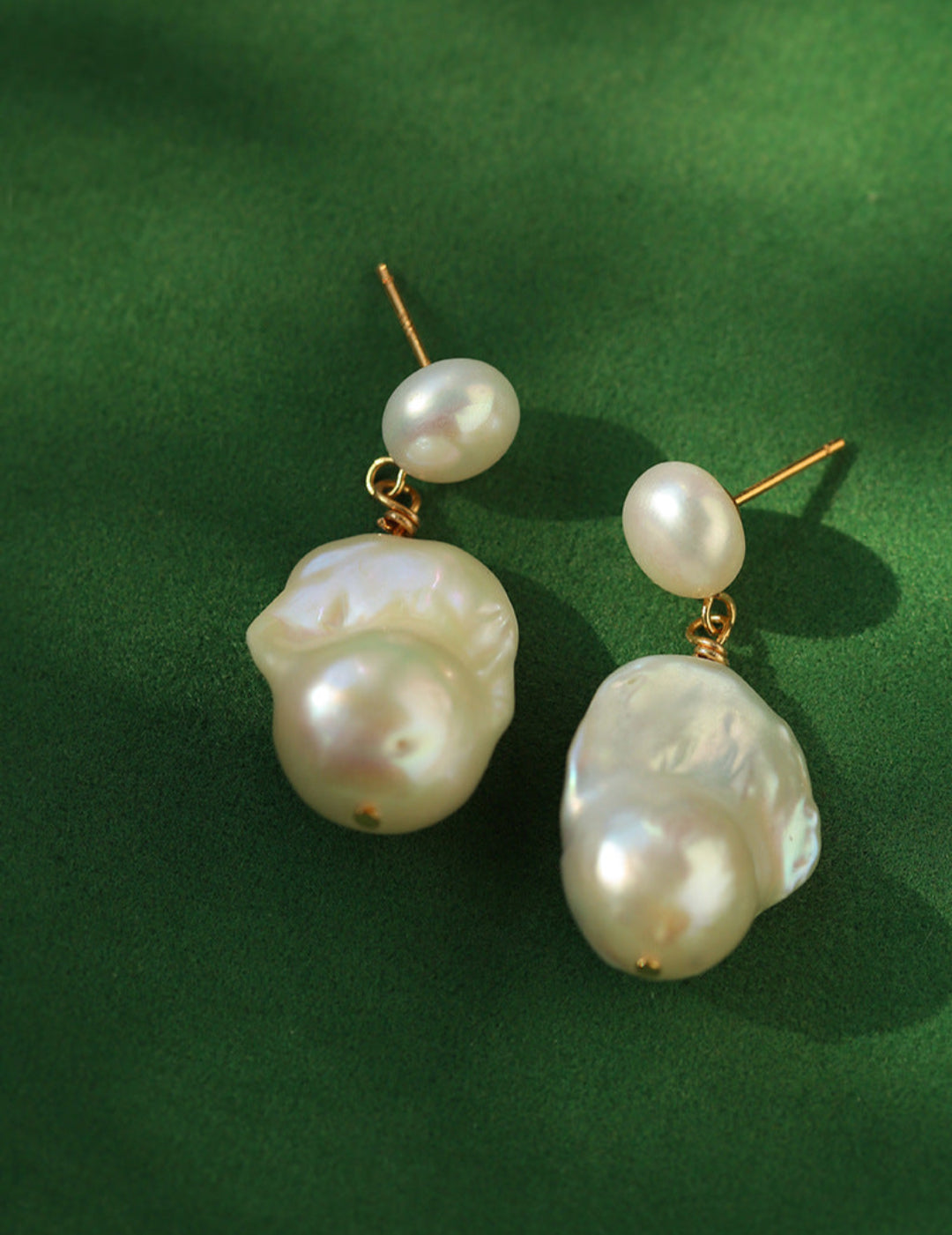 Baroque Pearl Drop Earrings