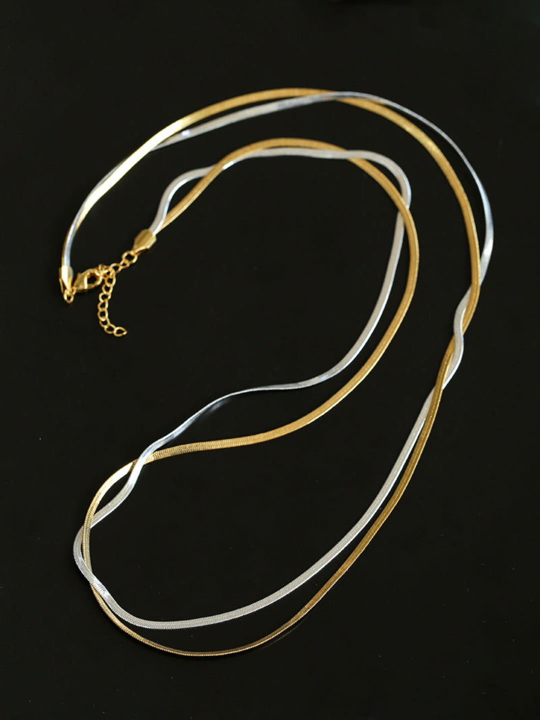 Spring Heartbeat Snake Bone Chain Necklace