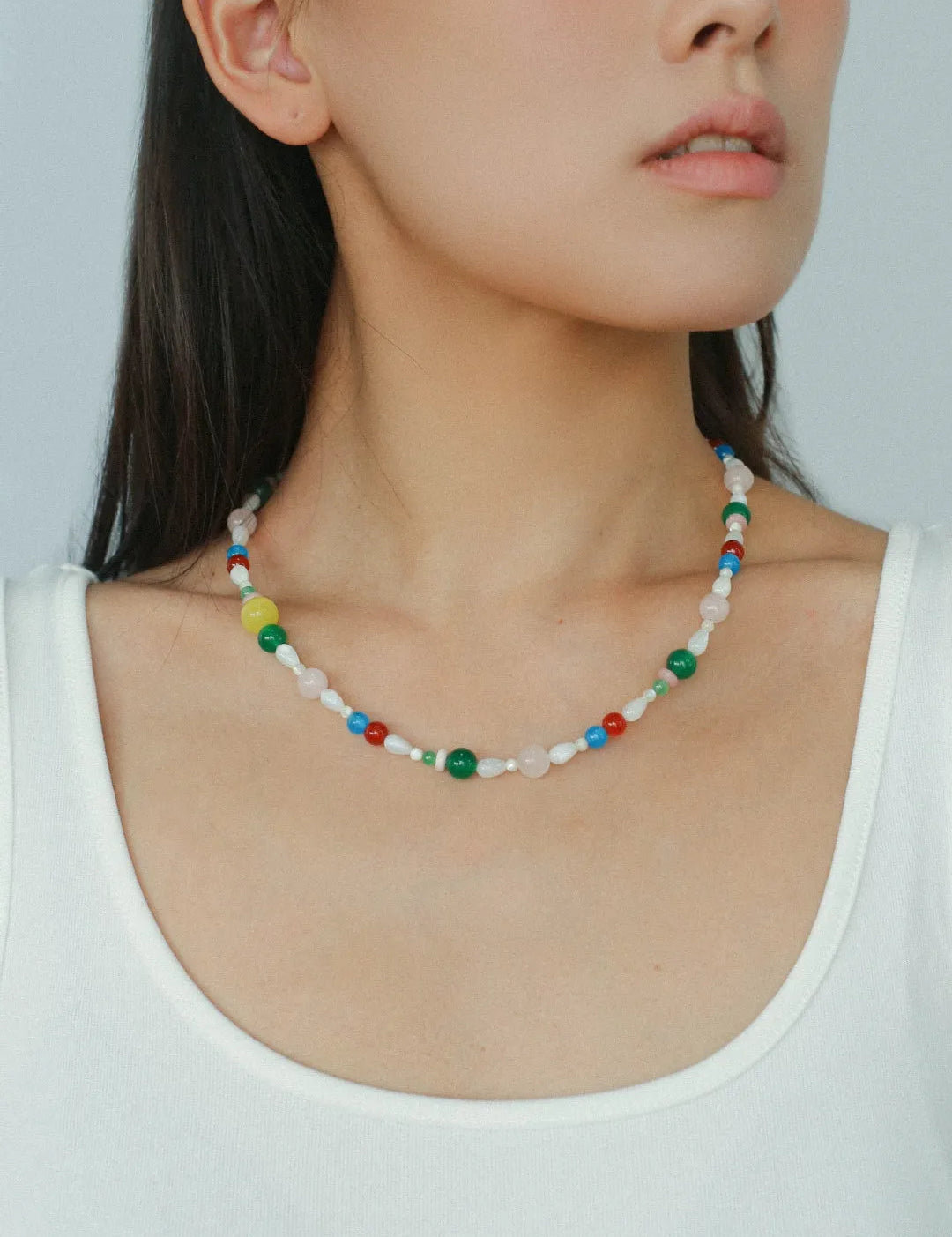Spring Heartbeat Colored Necklace - Gembea Jewelry