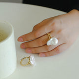 Baroque Pearl Ring