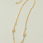 Overlay Natural Pearl Pendant Necklace