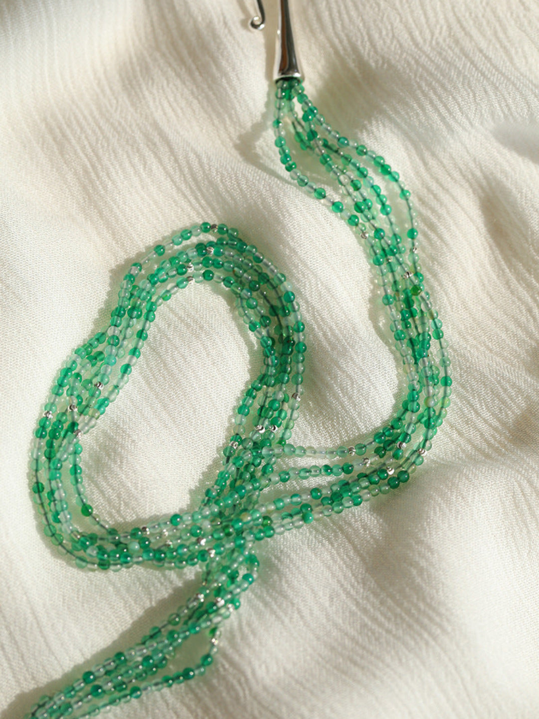 Gembea Jewelry Mini Green Agate Necklace