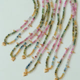 Gembea Jewelry Heart-shaped Colored Tourmaline Necklace