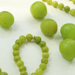 Green Grape Gemstone Beaded Necklace