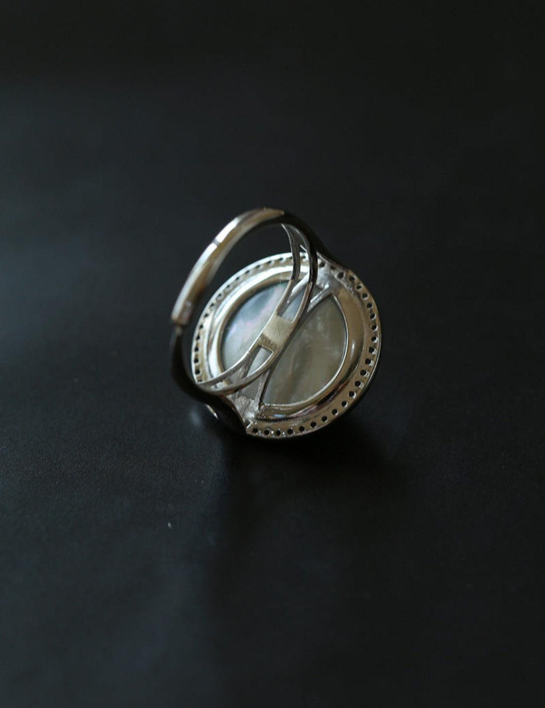 Seawater Mabe Pearl Ring - Gembea Jewelry