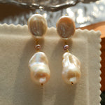 Freshwater Baroque Pearl Drop Earrings