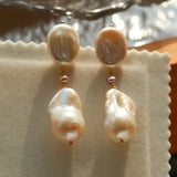 Freshwater Baroque Pearl Drop Earrings