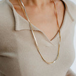 Spring Heartbeat Snake Bone Chain Necklace