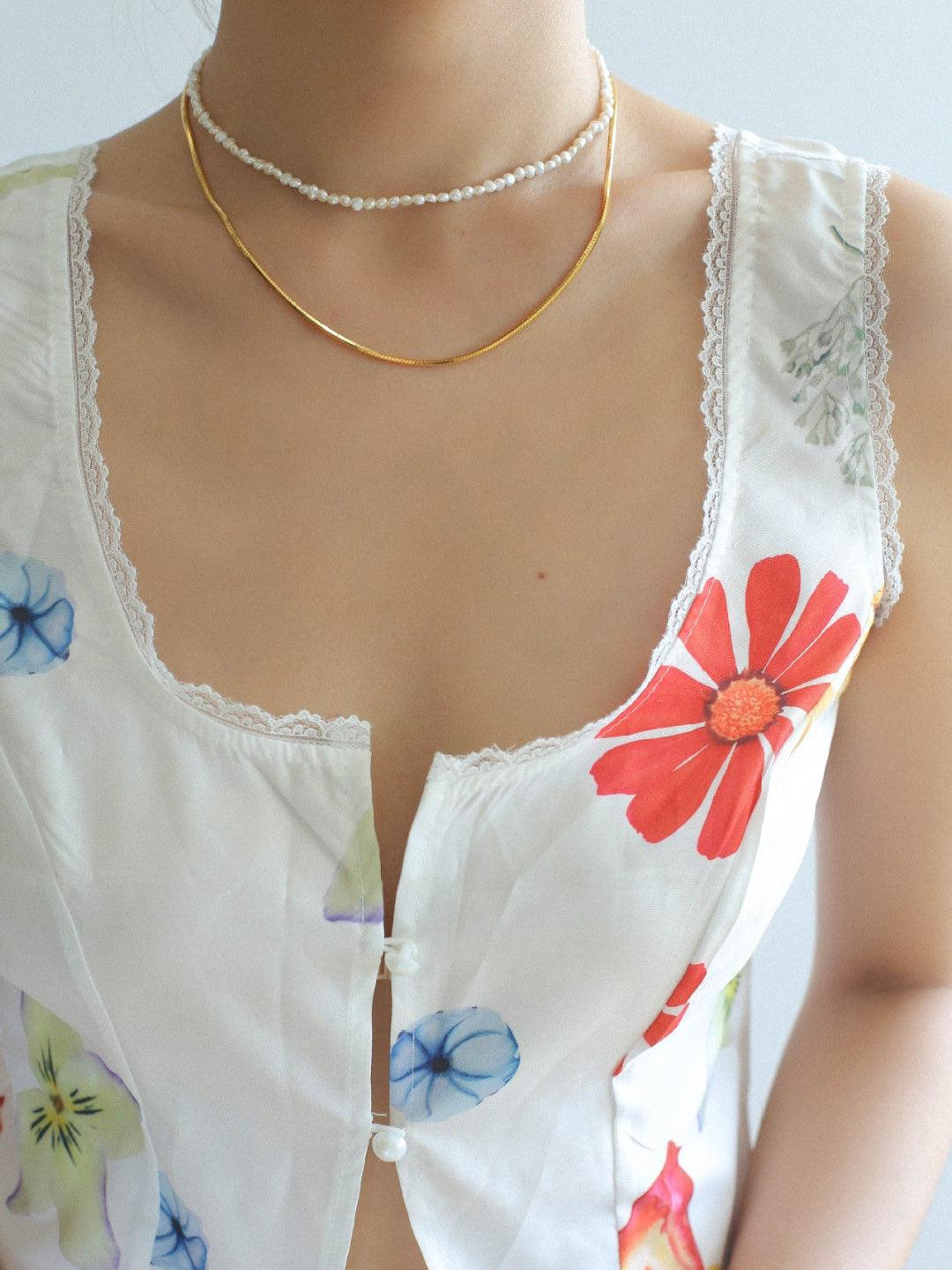 Shaped Freshwater Pearl Necklace - Gembea Jewelry