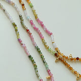 Gembea Jewelry Heart-shaped Colored Tourmaline Necklace
