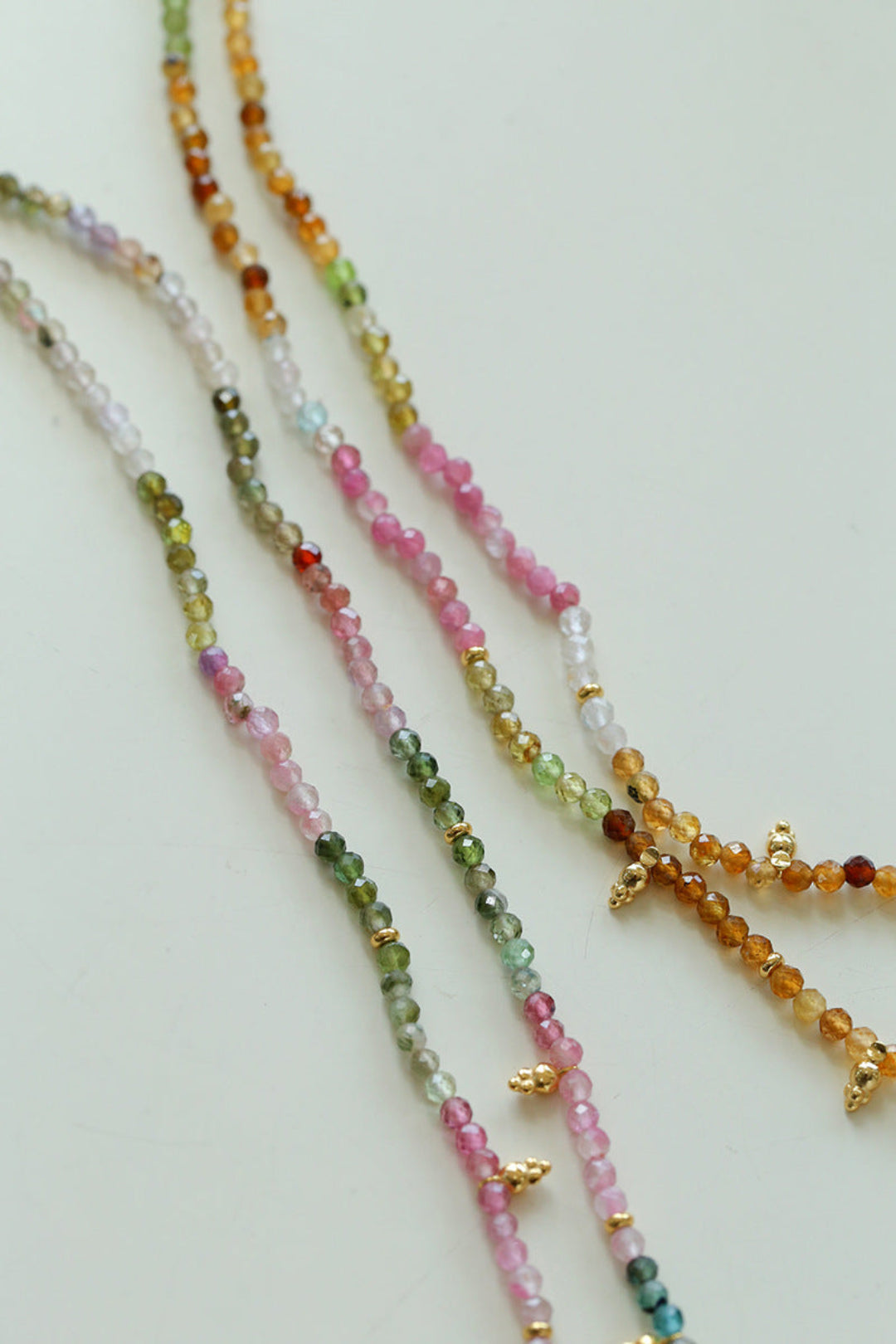 Gembea Jewelry Heart-shaped Colored Tourmaline Necklace