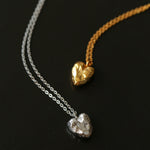 Irregular Heart Pendant Necklace-Gembea Jewelry