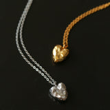 Irregular Heart Pendant Necklace-Gembea Jewelry