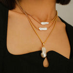 Pipa Baroque Pearl Necklace