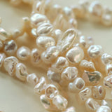 Irregular Baroque Pearl Beaded Necklace