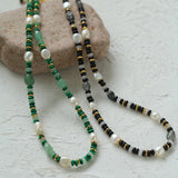 Gembea Jewelry Irregular Colored Natural Stone Necklace