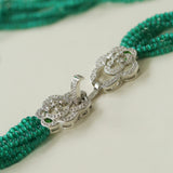 Camellia Bucklei Multi-layer Green Necklace