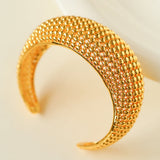 Hollow Wide Metal Bangle Bracelets