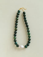 Baroque Pearl African Turquoise Beaded Necklace