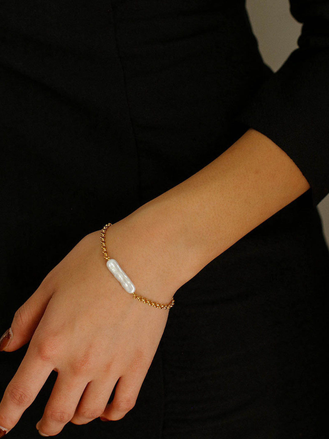 Pipa Baroque Pearl Bracelet