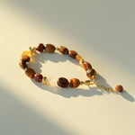 Tiger's Eye Stone Beaded Bracelet-Gembea Jewelry